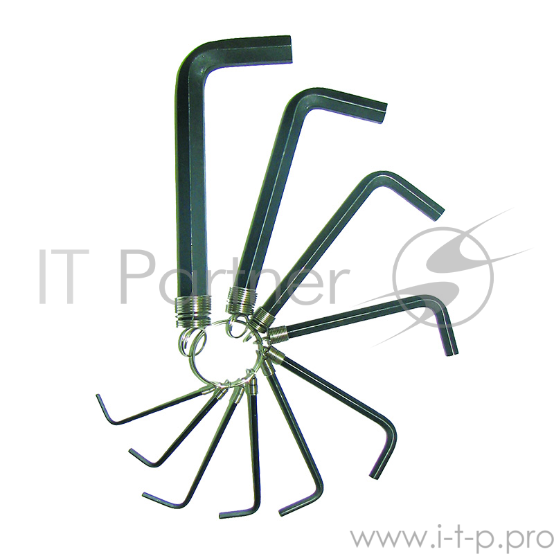 Набор ключей BIBER 90502 имбусовых 2-14мм 10шт