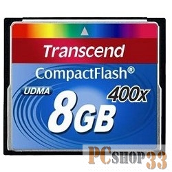 Карта памяти 8ГБ Transcend Premium CompactFlash TS8GCF400 CompactFlash 400x