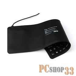Клавиатура Dialog Flex KFX-03U BLACK USB гибкая