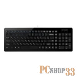 Клавиатура Клавиатура DELUX ОМ - 01 Slim, USB (черная),ММ
