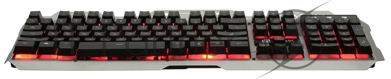Клавиатура Oklick 790G IRON FORCE темно-серый/черный USB Multimedia LED
