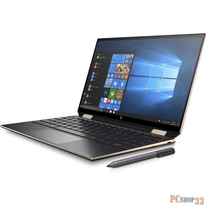 Ноутбук HP Spectre x360 13-aw0034ur 13.3 FHD Touch, Intel Core i7-1065G7, 16Gb, 512Gb SSD, no ODD, Win10, черный