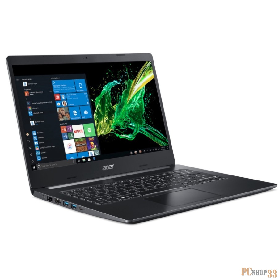 Ноутбук Acer Aspire 5 A514-52K-32MR Core i3 7020U/8Gb/SSD256Gb/Intel UHD Graphics 620/14/IPS/FHD (1920x1080)/Windows 10/black/WiFi/BT/Cam