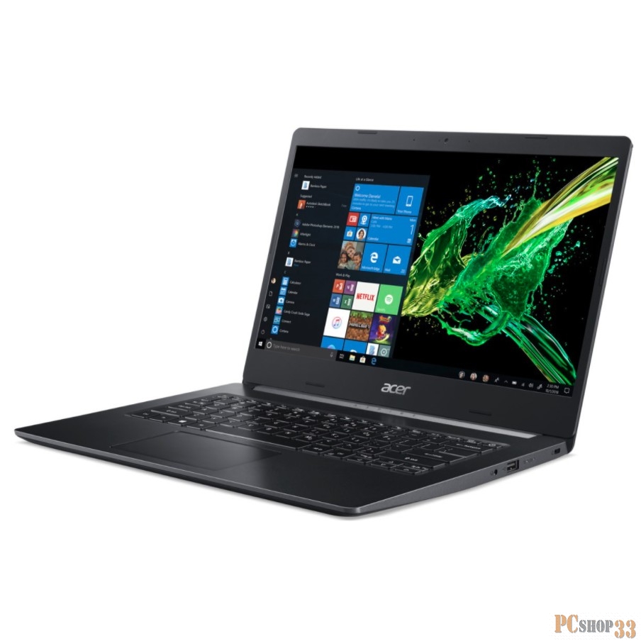 Ноутбук Acer Aspire 5 A514-52K-32MR Core i3 7020U/8Gb/SSD256Gb/Intel UHD Graphics 620/14/IPS/FHD (1920x1080)/Windows 10/black/WiFi/BT/Cam