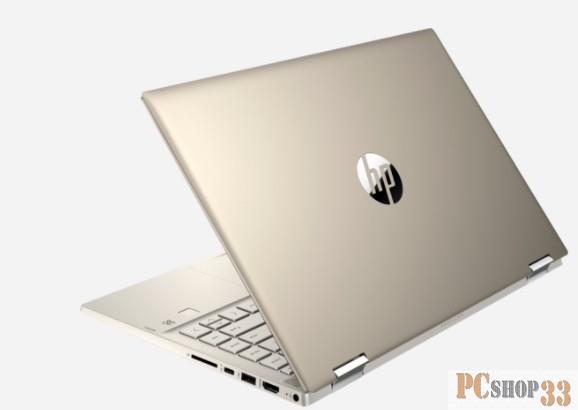 Ноутбук HP Pavilion x360 14-dw0036ur 14 FHD Touch, Intel Core i7-1065G7, 16Gb, 512Gb SSD, no ODD, Win10, золотистый