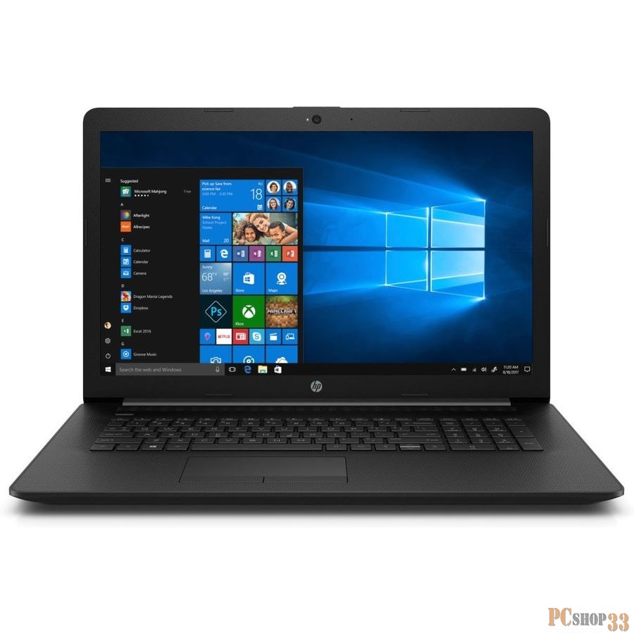 Ноутбук HP17 17-by3042ur 17.3 HD+, Intel Core i3-1005G1, 8Gb, 512Gb SSD, no ODD, Win10, черный