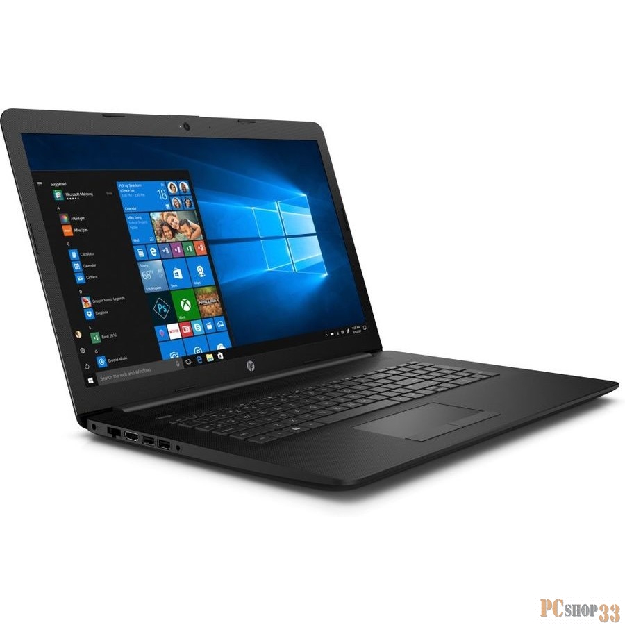 Ноутбук HP17 17-by3042ur 17.3 HD+, Intel Core i3-1005G1, 8Gb, 512Gb SSD, no ODD, Win10, черный