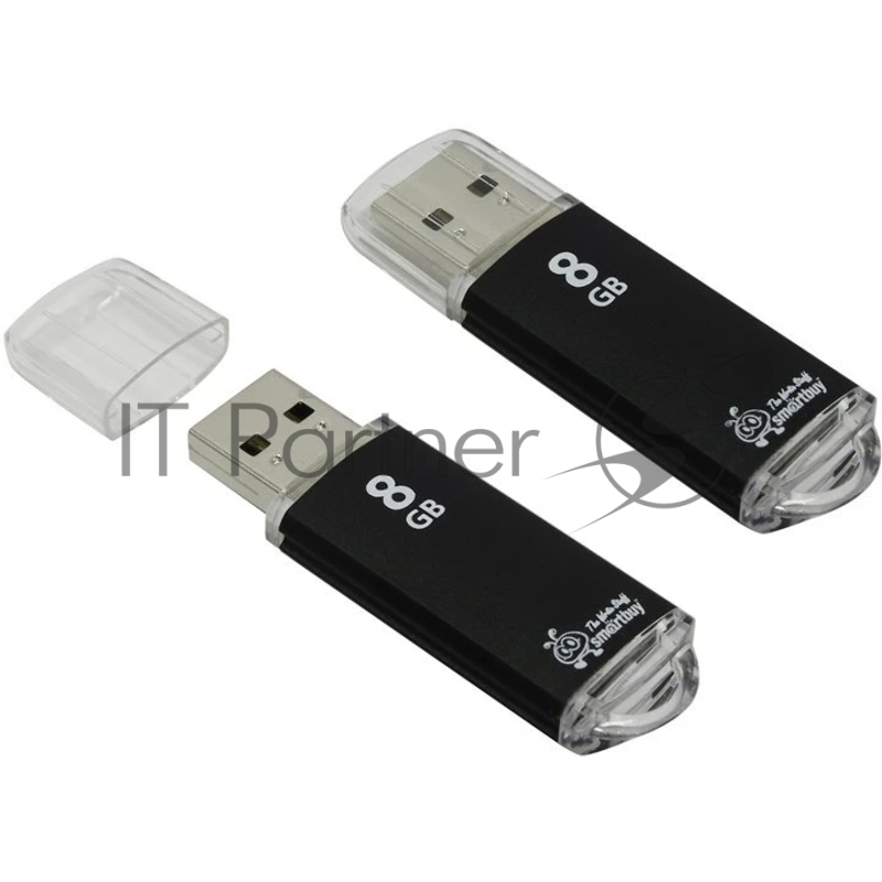Носитель информации Smartbuy USB Drive 8Gb V-Cut series Black SB8GBVC-K