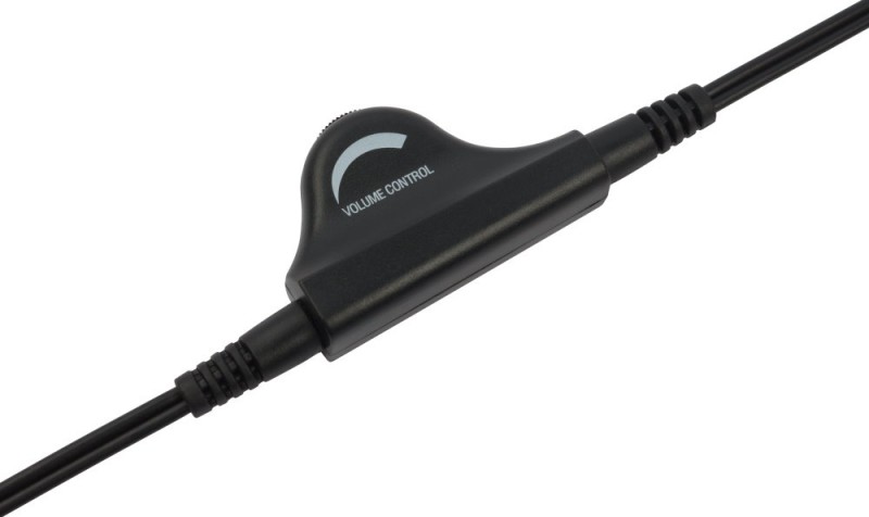 Наушники с микрофоном Oklick HS-M143VB черный 1.8м накладные оголовье