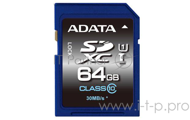 Карта памяти 16ГБ ADATA ASDH16GUICL10-R SecureDigital HC UHS-I Class10