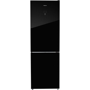 Холодильник HIBERG RFC-375DX NFGB (черное стекло)NoFrost COMBI ШхГхВ: 590х624х1850 мм V=335/305 л (214л/81л) Класс A+ 4 полки ФреонR600a Потребление 0,69кВт/сутки Фантомный дисплей. Клим. кл. N/ST/T 42 дБ . Цвет: черное стекло