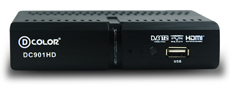 D-Color Ресивер DVB-T2 D-Color DC910HD черный