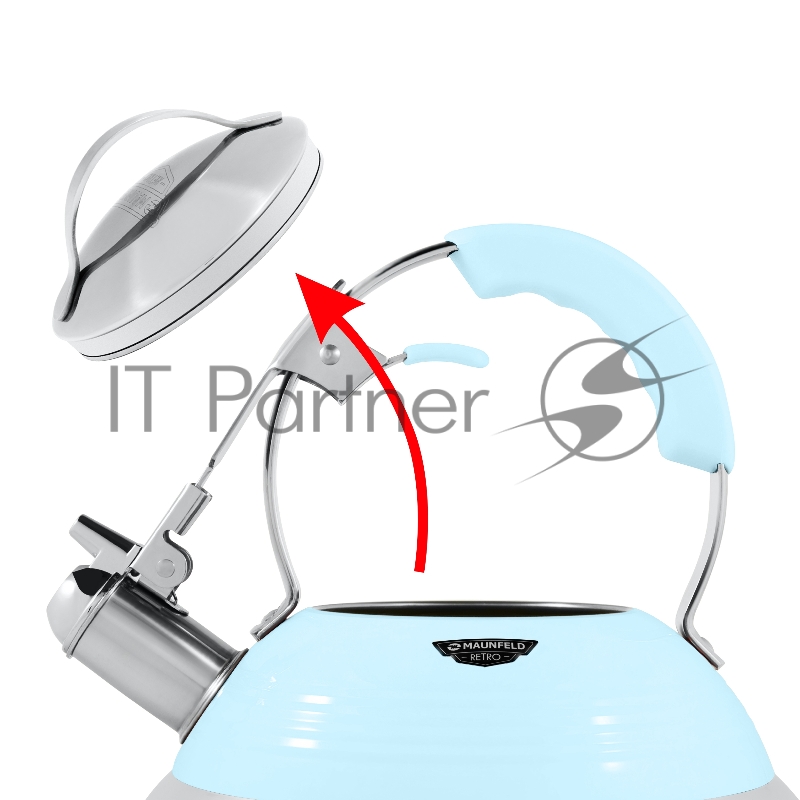 Чайник со свистком MAUNFELD MRK-119BL