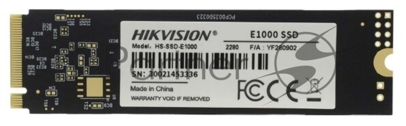 SSD M.2 HIKVision 512GB E1000 Series <HS-SSD-E1000/512G> (PCI-E 3.0 x4, up to 2000/1610MBs, 3D TLC, NVMe, 22x80mm)