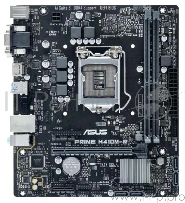 Материнская плата PRIME H410M-R-SI /LGA1200,H410,HDMI,DVI,D-SUB,MB
