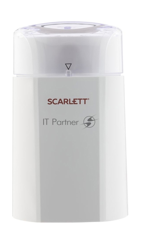 Кофемолка Scarlett SC-CG44506 160Вт сист.помол.:ротац.нож вместим.:65гр белый