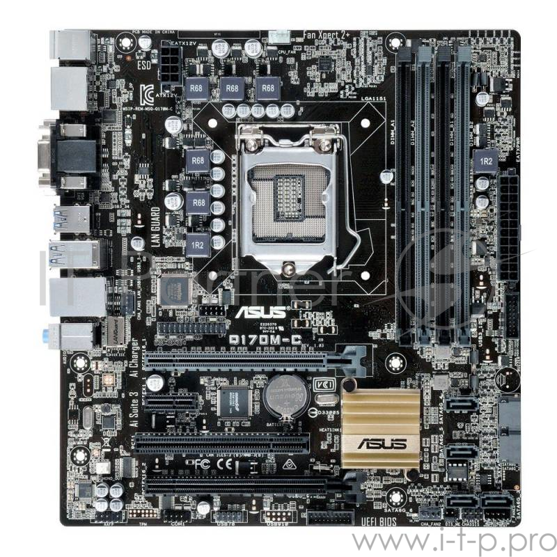 Материнская плата ASUS Q170M-C RTL