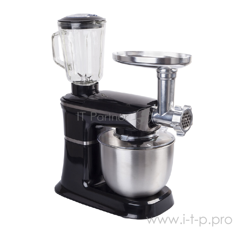 Кухонный процессор Endever Sigma-48 3 в 1 (миксер, мясорубка,блендер) мощн.1300 Вт, объем чаши 6,5 л, планетарная система смешивания, 6 скор. 2 шт/уп.