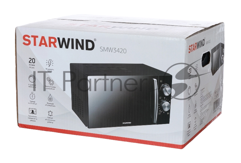 Микроволновая Печь Starwind SMW3420 20л. 700Вт черный