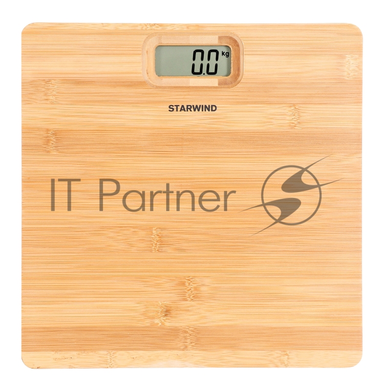 Весы напольные электронные Starwind SSP6070 макс.180кг бамбук