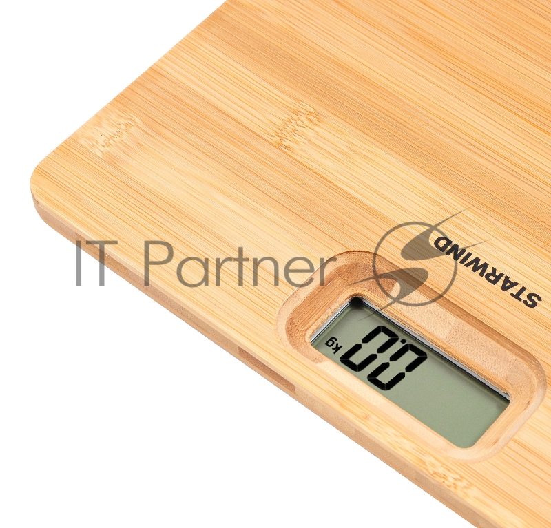 Весы напольные электронные Starwind SSP6070 макс.180кг бамбук