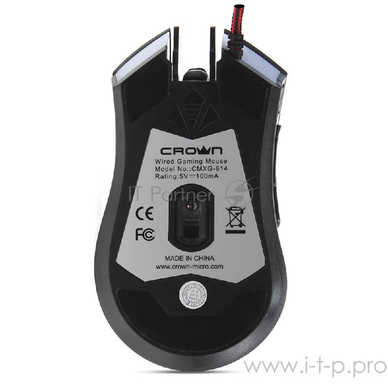 Мышь CROWN Gaming CMXG-614 USB CM000001532 {DPI 800/1000/1600/2400}