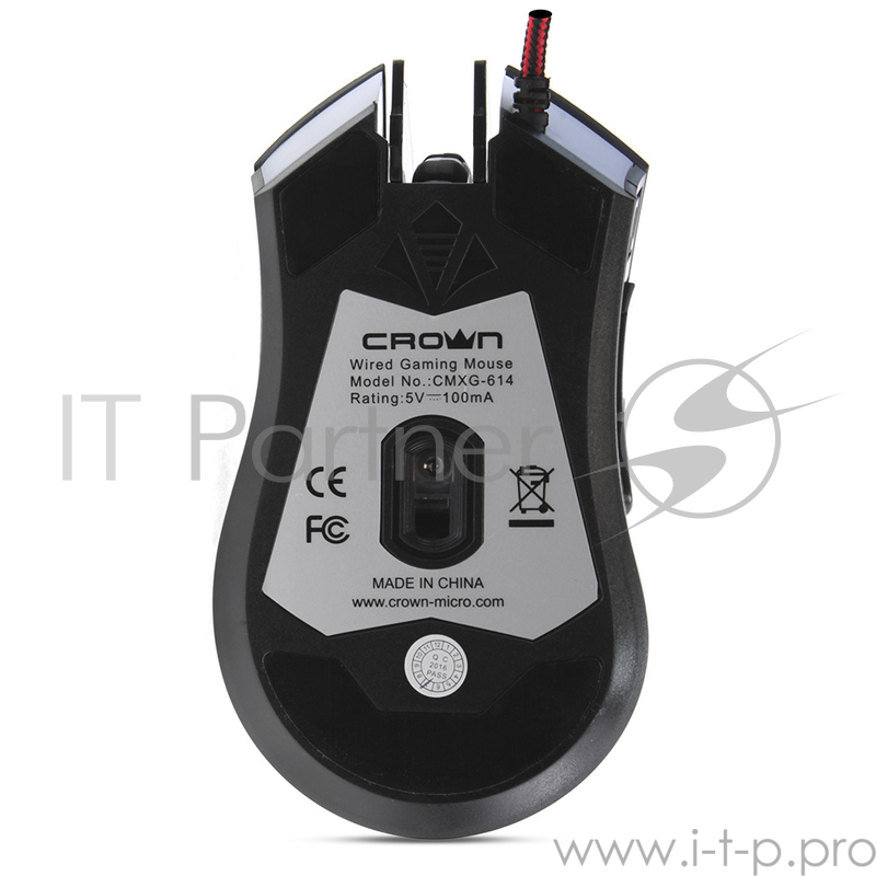 Мышь CROWN Gaming CMXG-614 USB CM000001532 {DPI 800/1000/1600/2400}