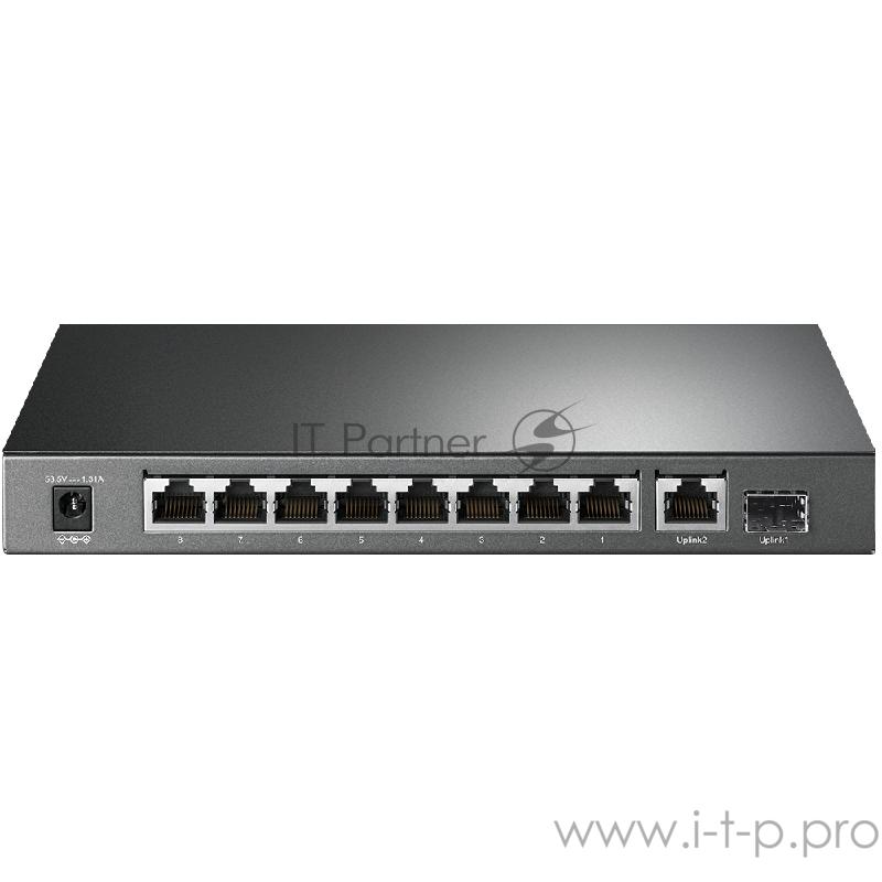 Коммутатор TP-Link TL-SG1210P 10-портовый гигабитный настольный с 8 портами PoE+ SMB