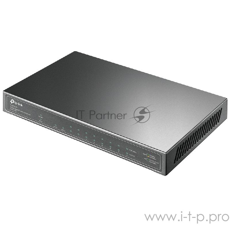 Коммутатор TP-Link TL-SG1210P 10-портовый гигабитный настольный с 8 портами PoE+ SMB