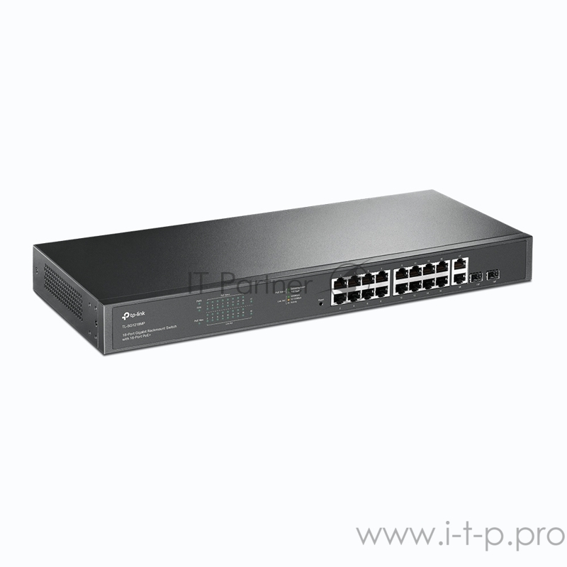 Коммутатор TP-Link TL-SG1218MP 18-портовый гигабитный коммутатор с 16 портами PoE+ SMB