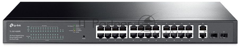 Коммутатор TP-Link TL-SG1428PE Easy Smart 28?портовый гигабитный коммутатор с 24 портами PoE+ SMB