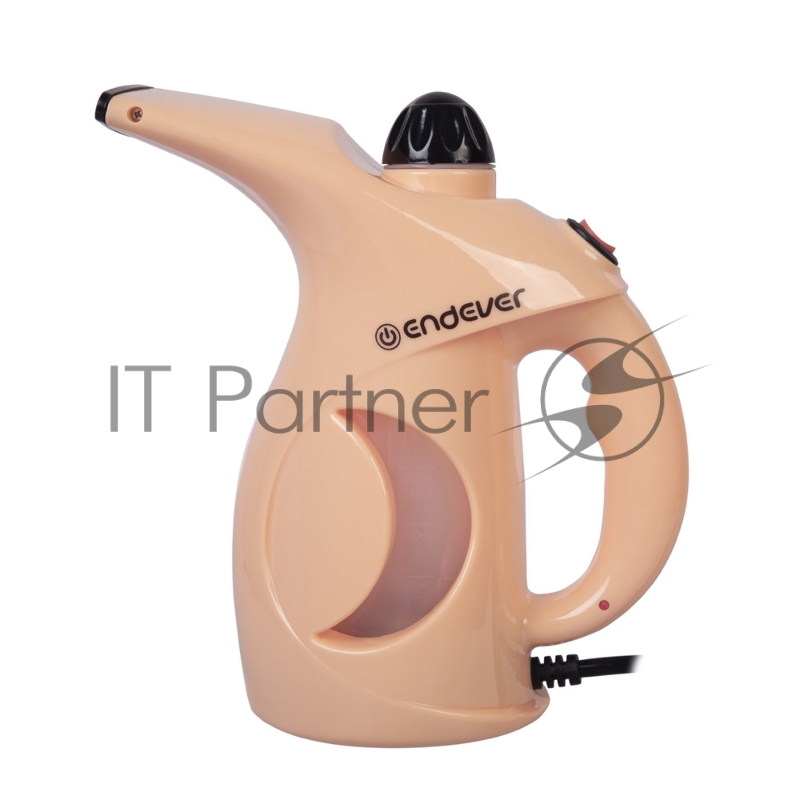 Отпариватель для одежды компактный Endever Odyssey Q-316, персиковый, мощность 1300 Вт, производительность пара 30 г/мин, емкость 200 мл, 20 шт/уп