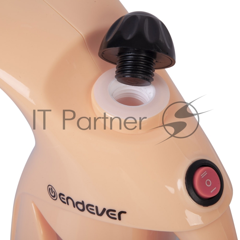 Отпариватель для одежды компактный Endever Odyssey Q-316, персиковый, мощность 1300 Вт, производительность пара 30 г/мин, емкость 200 мл, 20 шт/уп