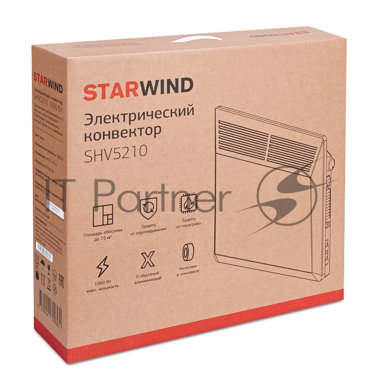 Конвектор Starwind SHV5210 1000Вт белый