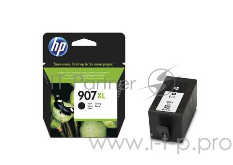 Расходные материалы HP T6M19AE Картридж струйный №907XL, Black {OJP 6960/6970 (1500стр.)}