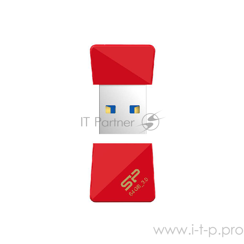 Флеш Диск Silicon Power 8Gb Jewel J08 SP008GBUF3J08V1R USB3.0 красный