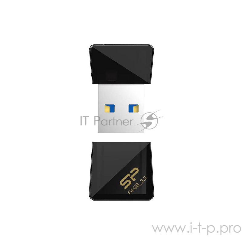 Флеш Диск Silicon Power 8Gb Jewel J08 SP008GBUF3J08V1K USB3.0 черный