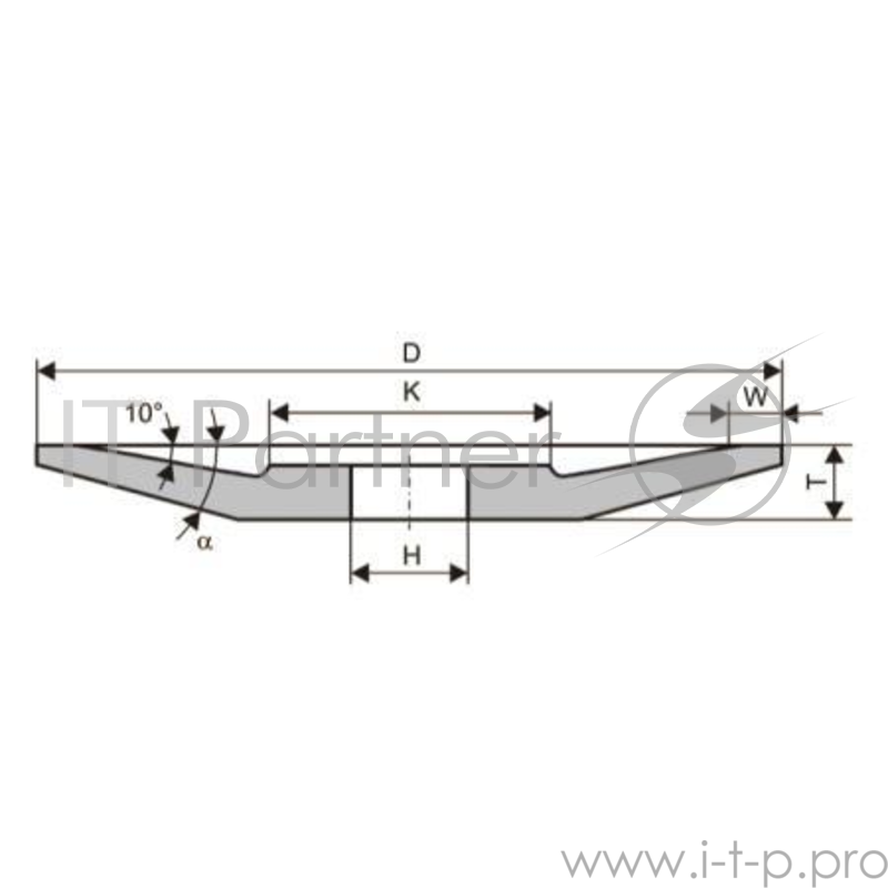 Тарелка 12 175 Х 16 Х 32 25А 60 K,L (25СМ)