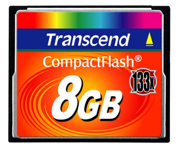 Карта памяти 8ГБ Transcend Ultra Speed CompactFlash TS8GCF133 CompactFlash 133x