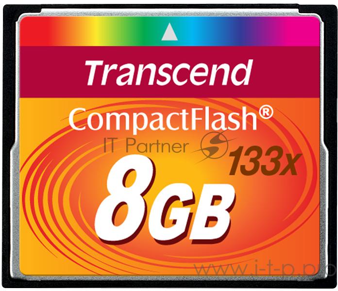 Карта памяти 8ГБ Transcend Ultra Speed CompactFlash TS8GCF133 CompactFlash 133x
