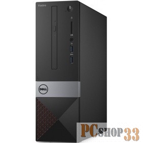 Компьютер Dell Vostro 3267 SFF 3267-5076 (Pentium G4400-3.30ГГц, 4ГБ, 1ТБ, HDG, DVDRW, LAN, WiFi, BT, Linux) + клавиатура + мышь