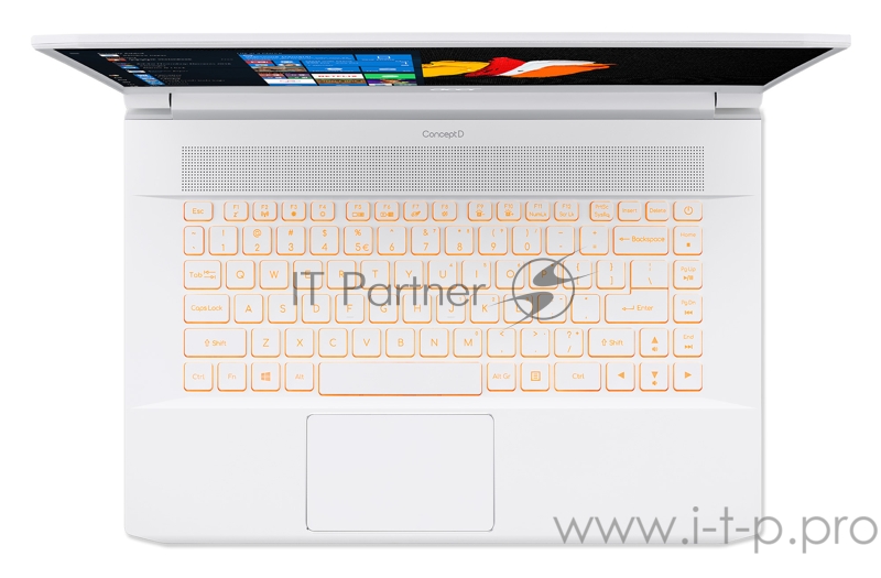 Ноутбук Acer ConceptD 7 CN715-71-7383 Core i7 9750H/32Gb/SSD1Tb/NVIDIA GeForce RTX 2080 8Gb/15.6/IPS/UHD (3840x2160)/Windows 10 Professional/white/W