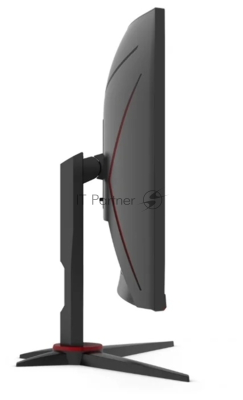 МОНИТОР 23.6 AOC C24G2U Black-Red с поворотом экрана (VA, изогнутый, 1920x1080, 165Hz, 1 ms, 178°/178°, 250 cd/m, 80M:1