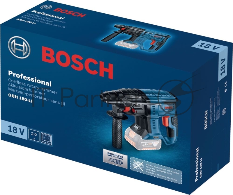 Перфоратор Bosch GBH 180-LI BL патрон:SDS-plus уд.:2Дж аккум.