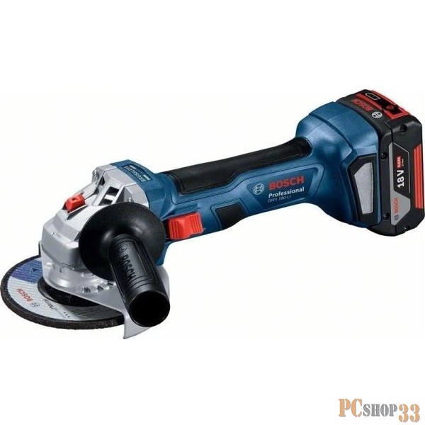 Углошлифовальная машина Bosch GWS 180-LI 11000об/мин рез.шпин.:M14 d=125мм