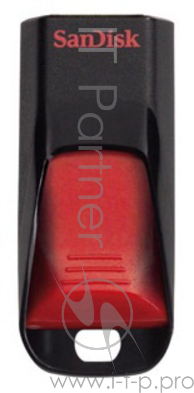 Накопитель USB flash 64ГБ SanDisk Cruzer Edge, черно-красный (USB2.0)