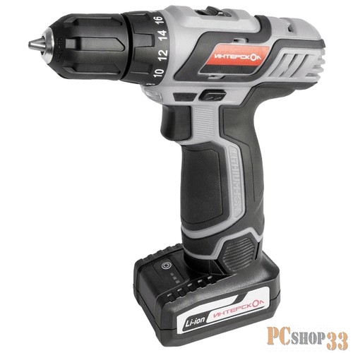 ИНТЕРСКОЛ ДА-18ЭР ПРОМО акк. дрель-шуруп 436.2.2.20 18В, Li-ion, 2 аккум., 2Ач