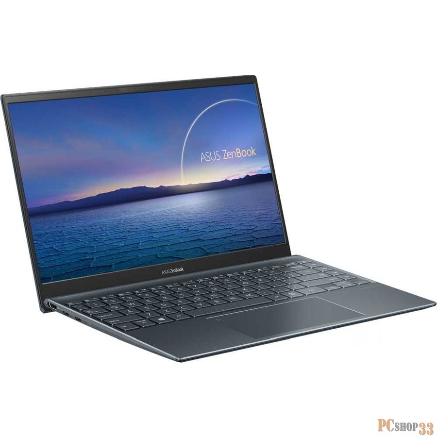 Ноутбук Asus Zenbook UX425JA-BM114T Core i3 1005G1/8Gb/SSD256Gb/Intel UHD Graphics/14/IPS/FHD (1920x1080)/Windows 10/grey/WiFi/BT/Cam/Bag