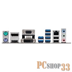 Материнская плата ASUS Q170M-C LGA 1151, Intel Q170, 4xDDR-4, 7.1CH, 1000 Мбит/с, USB3.0, D-Sub, DVI, HDMI, DisplayPort, mATX RTL