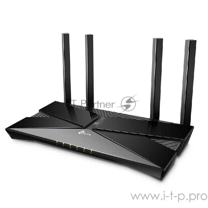 Роутер беспроводной TP-Link Archer AX50 AX3000 10/100/1000BASE-TX черный